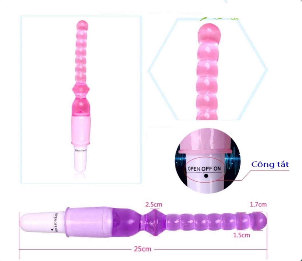 Máy mát xa hậu môn đính cườm 2