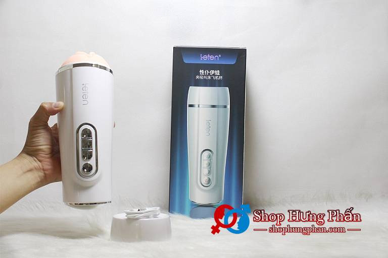 Âm Đạo Giả Leten 4D Cao Cấp Co Bóp Mạnh
